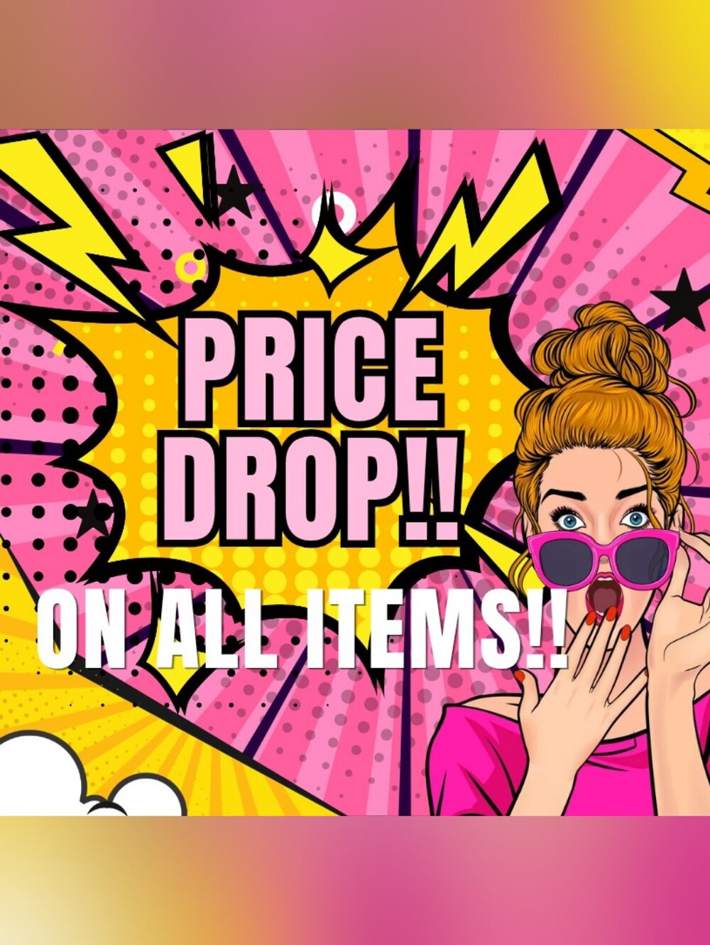 Price Drops on ALL Items!!